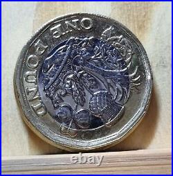 £1.00 2016 One Pound Coin Mint Error. Strike Error. Quite Rare