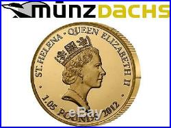 1.05 Pounds One Guinea East India Company St. Helena UK Gold 2012 only 105