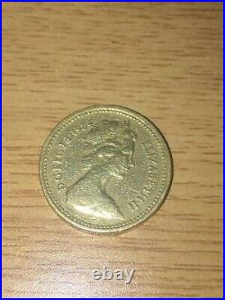 £1 Coin 1984 rare 1 pound coin NEMO ME IMPUNE LACESSIT