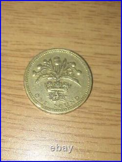 £1 Coin 1984 rare 1 pound coin NEMO ME IMPUNE LACESSIT