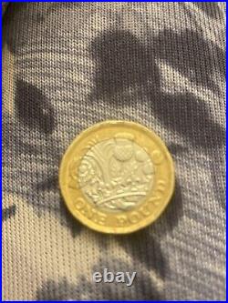 £1 Coin From 2016 With Defects Rare