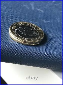 £1 Coin From 2016 With Defects Rare