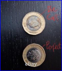 £1 Coin From 2016 With Die Defects Rare