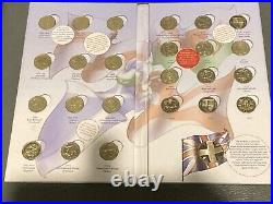 £1 Coin Hunt Album complete, all coins incl Completer Medallion & capital cities