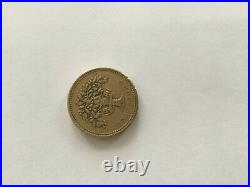 £1 Coin Old One Pound Round Style 1997