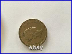 £1 Coin Old One Pound Round Style 1997