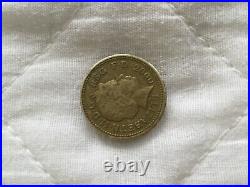 £1 Coin Old One Pound Round Style 2000