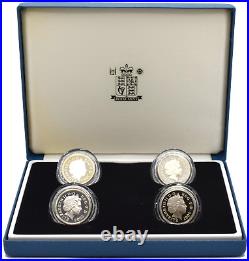 £1 Coin Silver Proof 2004 2007 Collection Royal Mint Set Royal Mint BOX + COA