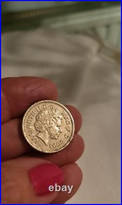 £1 Coin Uk Royal Arms 2003 Rare Collectable Decus Et Tutamen