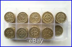 £1 Full Set Of 43 One Pound Coins In Lighthouse Coin Album