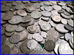 1 Kilo British Pre 1947.500 Scrap Silver Coins