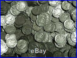 1 LB. One Pound (16 oz.) Indian Buffalo Head Nickels Old US Coin Lot Mixed Dates
