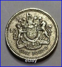 £1 ONE POUND RARE BRITISH COINS, 1983 From Circulation