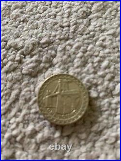 £1 Old Characterful One Pound Rare British Collectable Coin. Menai Bridge. 2005