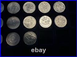 £1 One Pound Coin FULL SET 24 Coins including New Pound & Edinburgh capital