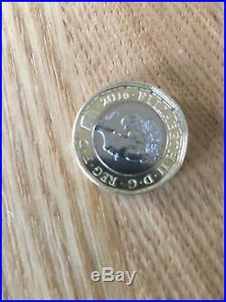 £1 One Pound Coin Mis Print / Mint Error 2016 Rare
