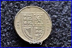 £1 One Pound Rare British Coin 2010 Misprint Error, Coin Hunt 1983-2015