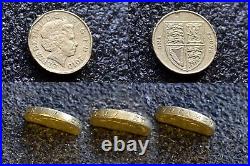 £1 One Pound Rare British Coin 2010 Misprint Error, Coin Hunt 1983-2015