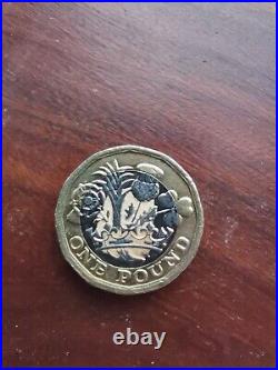 1 Pound Coin Error, Bi Metal Centre, Pound Coin