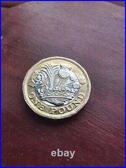 1 Pound Coin Error, Bi Metal Centre, Pound Coin