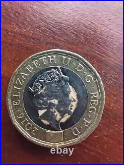 1 Pound Coin Error, Bi Metal Centre, Pound Coin