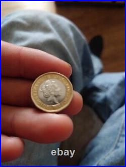 1 Pound Coin Printing Error