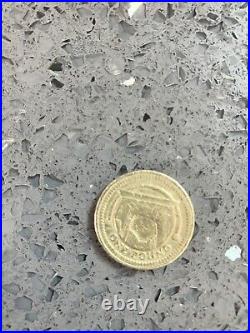 1 Pound Coin, Rare, Original 2006(Egyptian Arch Railway Bridge)