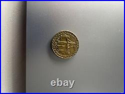 £1 coin rare, Menai Bridge 2005