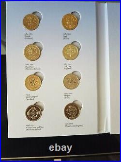 £1 coins in album all uncirculated