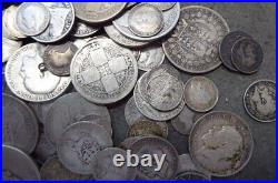 1 kilo SILVER PRE 1920 COINS. 925 STERLING SILVER, 1000 GRAMS SCRAP