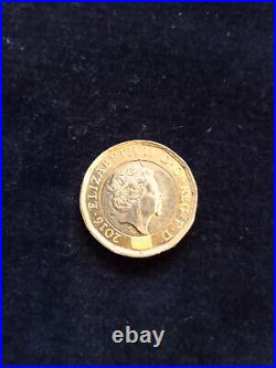 £1 mono error coin 2016 UK. Rare and genuine