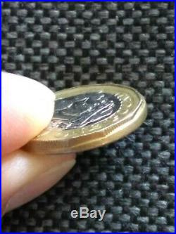 £1 one pound coin error mistrike misprint