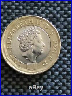 £1 one pound coin error mistrike misprint