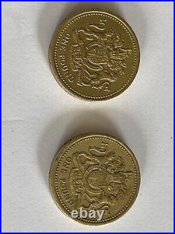 1 pound coin 1983 one pound coins extremely rare minting error coin