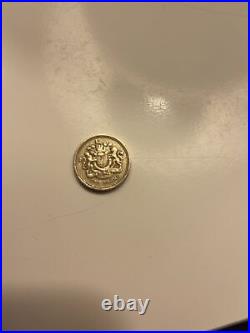 1 pound coin Queen Elizabeth II 1983 discontinued