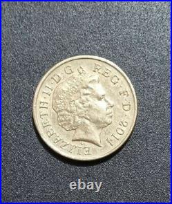 1 pound coin Rare 2014