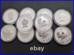10x 1 oz Australian Kookaburra silver coins Lot 3