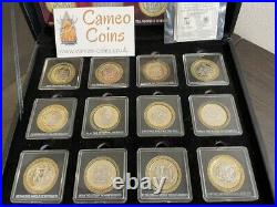 12 Labours Of Hercules 2020 Two 2 Pound Coin Full Set 1-12 In Wooden Deluxe Case