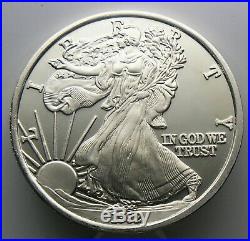 12 oz Silver Round. 999 Fine STANDING LIBERTY 1992 One Pound