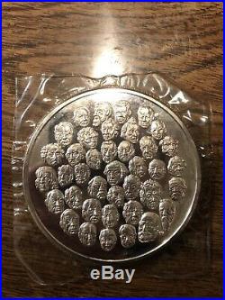 14.6 Troy Ounces One AVDP Pound 999 Silver Round Presidential Proof