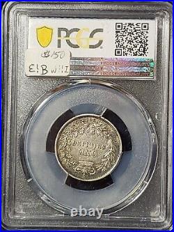 1872 Great Britain 1 Shilling PCGS Certified XF45 Die #90 S-3906A Victoria