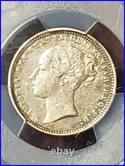 1872 Great Britain 1 Shilling PCGS Certified XF45 Die #90 S-3906A Victoria