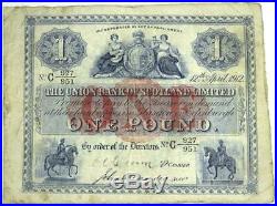 1912 The Union Bank Of Scotland £1 One Pound Note C 927 / 951