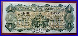 1923 Australian One Pound Note Miller/Collins EF/aUNC