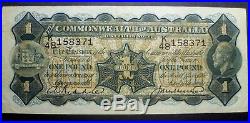 1927 CoA One Pound Note Riddle/Heathershaw VF+