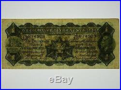 1927 One Pound Riddle / Heathershaw Banknote in Fine Condition