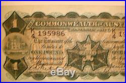 1927 one pound commonwealth of Australia-VF/EF
