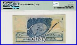 1955 Israel 1 Pound Pick # 25a PMG 66EPQ Gem Uncirculated