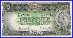 1961 One Pound Coombs/Wilson R34A Uncirculated