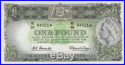 1961 One Pound Star Note Coombs/Wilson R34BS good VF